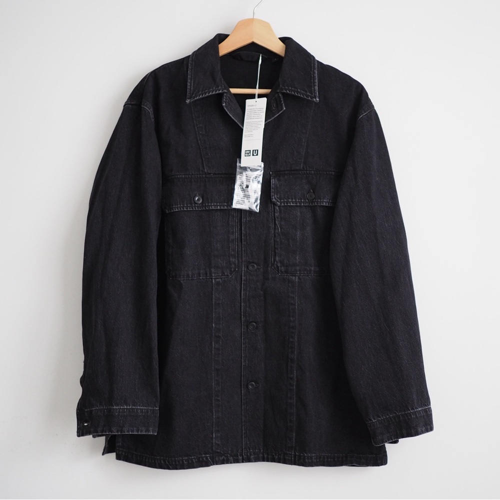 Lemaire denim shirt soft jacket Uniqlo women’s casual